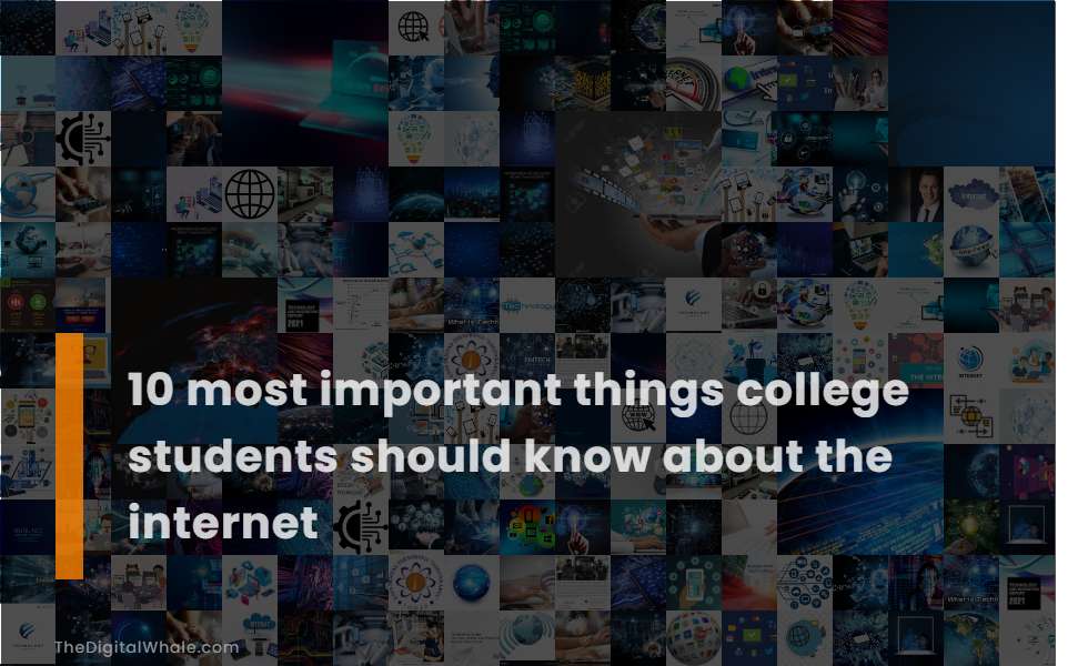 10 Most Important Things College Students Should Know About the Internet