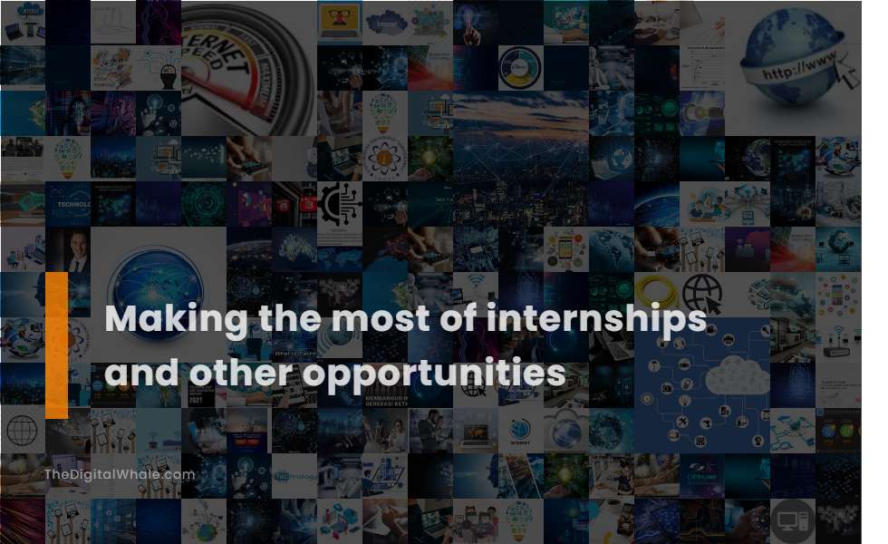 Making the Most of Internships and Other Opportunities